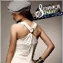 2010夏装韩版连衣裙圆领可调金属扣工字形洋装 白 黑
