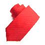 鲜红色等宽条纹8.5cm真丝正装领带 IFSONG 1307
