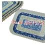 [A49]密胺◆仿瓷◆蓝印花 餐盘/食品盘/糕点盘/水果盘