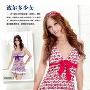 2010新款泳装ゞ波尔多少女-印花款蝴蝶结裙式2件套ゞ11050