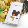韩日风系列秋千熊白色长款女士钱包yhqb07-1