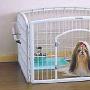 爱丽思宠物围笼 围栏 CI-604 中小型犬用围栏 白色