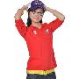 超越 女装 翻领 情侣款 长袖T恤 长T9812028C