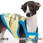 2010 新款 ISPET 宠物服装 经典海滩印花宠物背心 SS-2001 XS码