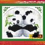 进口十字绣6月新品/动物-026 熊猫宝宝 11CT