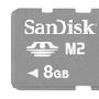 行货 Sandisk 微型 记忆棒 Micro M2 2G 索爱手机专用ASA1