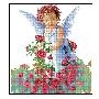 阿卡手工 法国进口十字绣 套件 人物 天使在人间 14ct小格