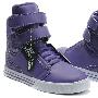 限量销售 潮流鞋 Supra 超高邦 女款 休闲鞋 紫色