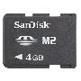 [免运费]SanDisk Memory Stick Micro M2 4G记忆棒(M2存储卡）适用索尼爱立信手机等