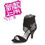Breezecity2010最新女鞋~镶钻鱼嘴后拉链休闲高跟性感凉鞋