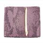 HARRYSON哈迪森 意大利蛇纹聚酯皮女士两折钱包7103A-A351H-0001-09紫色