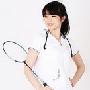波特2010新款 女款休闲短袖帽衫 白 608058-3