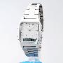 正品德国威烨[V-YEAH]手表,全钢专业运动手表,白色简洁表盘双显表