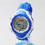 正品德国威烨[V-YEAH]手表,专业运动手表,100M防水蓝色多功能手表