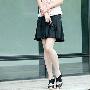 2010夏装新款 韩版时尚百褶修身美腿百搭款短裙 KD903