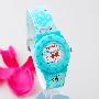 正品迪士尼手表,米奇手表,蓝色玛丽猫卡通手表,橡胶表带儿童手表