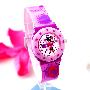 正版迪士尼米奇手表,透明表带米妮儿童手表,卡通手表,紫色可爱款