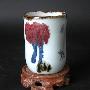 全手工瓷艺：青花釉里红、手绘陶瓷杯 CUP147Q