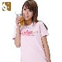 快乐狐狸女装短袖t恤防紫外线 123-0011