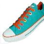 6.8折 匡威 CONVERSE 情侣帆布鞋 多彩鞋孔蓝色桔色低帮 511684