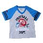㊣雀太郎童装2010年夏款男款休闲短袖V领T恤 02T10018 浅花灰