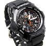 CASIO G-SHOCK抗震耐冲击三眼多功能计时表G-1100B-1A