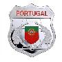 2010年南非世界杯特许-999纯银32强纪念队牌(葡萄牙)