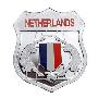 2010年南非世界杯特许-999纯银32强纪念队牌(荷兰)