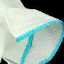 出口日本 吸水擦碗巾/抹布/擦拭布两块装 白色蓝边 棉加丝35*50cm