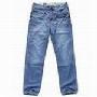 2010蓝匙LANSHI夏季个性时尚高档纯棉牛仔裤（LS8101浅蓝）