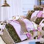裴罗莱最新60面料长绒棉印花床上用品四件套大被套YL10