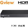 Gview景为 GH108 HDMI放大型分配器1.3b 一进八出 HDMI 1X8