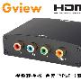 Gview景为 YCH01 视频转换器 色差/YPbPr转HDMI 光纤/同轴输入