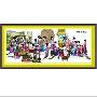 新品进口溢彩-海贝尔十字绣套件 733-008琴棋书画