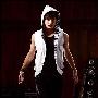 2010年夏季 新款时尚格紋拼接素面連帽背心(四色)FNO-T025
