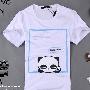 丹麦Y.J 精品纯棉可爱熊猫T恤3色选 天蓝色T14（可做情侣装）