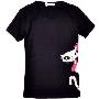 鄂尔多斯 纯棉女士短袖T恤礼品装(90145黑色95S)