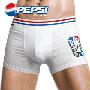 百事（PEPSI）男士内裤 弹力棉明筋印字男平角裤PS-256070