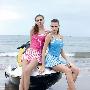 2010年新款泳装 高贵品质时尚 分体裙式泳衣 奇海10287