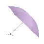 天堂伞336T银胶防紫外线晴雨伞三折伞 紫色