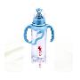 MUAI母爱安心系列AN-1204有柄自动母乳实感大直身奶瓶250ml（进口食品级（PC）材料，独特的自动吸管设计，360度随意吸吮，人体工程学，耐高温）