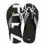 【71H】原创2010新款正品黑色流行织带LOGO印花人字拖鞋 S9007