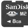 SanDisk Memory Stick Micro M2 8G记忆棒 新品没有短棒适配器