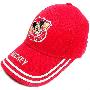disney迪士尼帽子米奇童帽棒球帽SM60047大红色50-52-54CM（可调式均码）