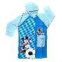 迪士尼米奇儿童雨衣2317B-6号蓝色带书包套