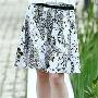 2010新款夏装 实拍韩版休闲流行印花半身中裙