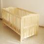 免运费婴爱全实木婴儿床 出口丹麦 可变童床 超值赠品 140*70cm