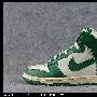 Nike Dunk High(vntg)复古做旧 白绿 男子板鞋 318850 131