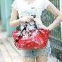 韩版女包包新款单肩斜挎包/两用包红色261JUST STAR