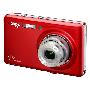 爱国者 aigo 数码相机F100  红色--千万像素，锂电池，全景相机